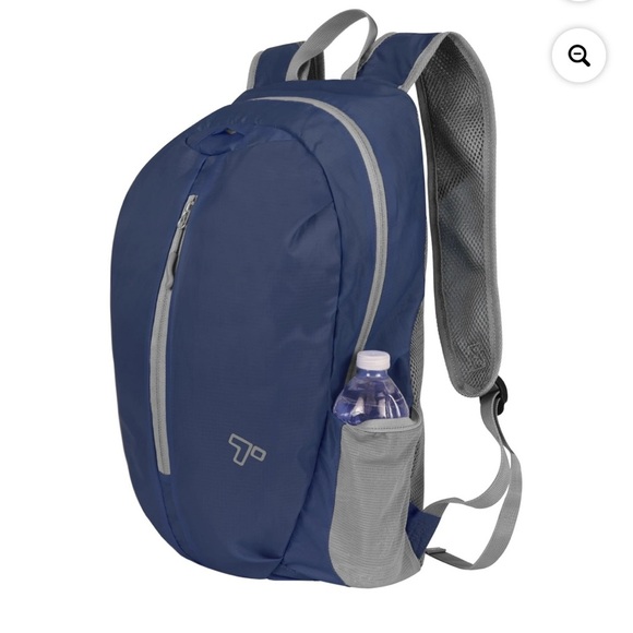 Travelon Packable Backpack, Charcoal, One  blue - Picture 2 of 14